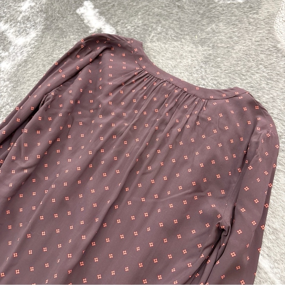 NWT LOFT Popover Blouse - Picture 5 of 9